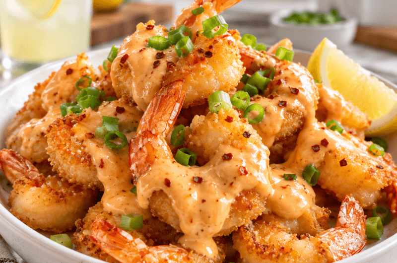 Air Fryer Bang Bang Shrimp – Crispy & Creamy