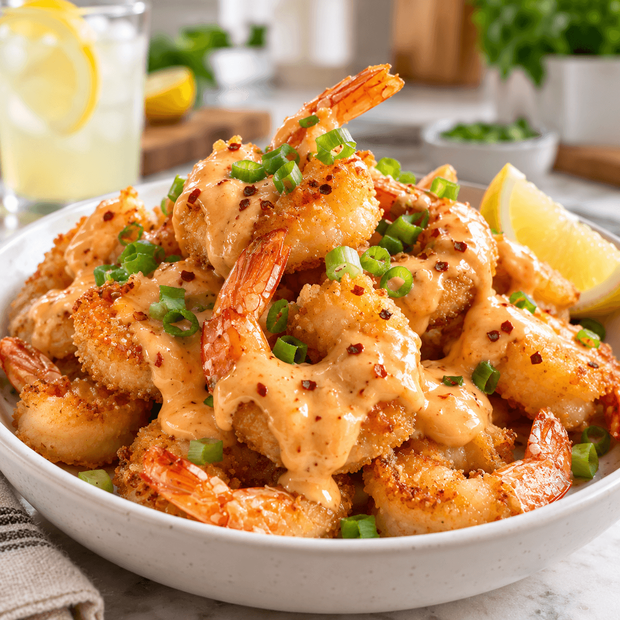 Air Fryer Bang Bang Shrimp – Crispy & Creamy